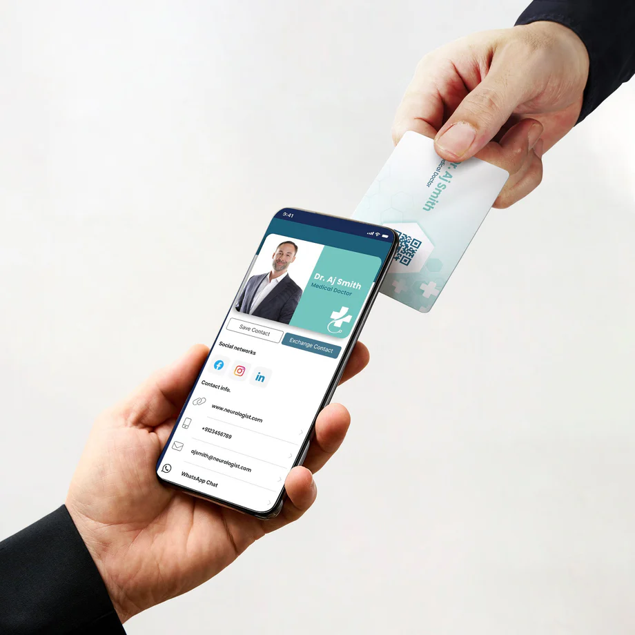NFC and digital profiles